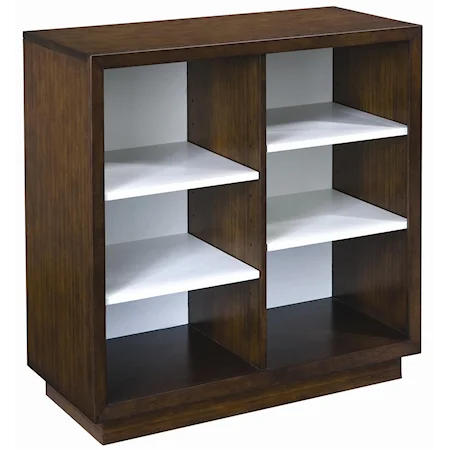 Open Bookcase with 6 Shelves and Optional Casters